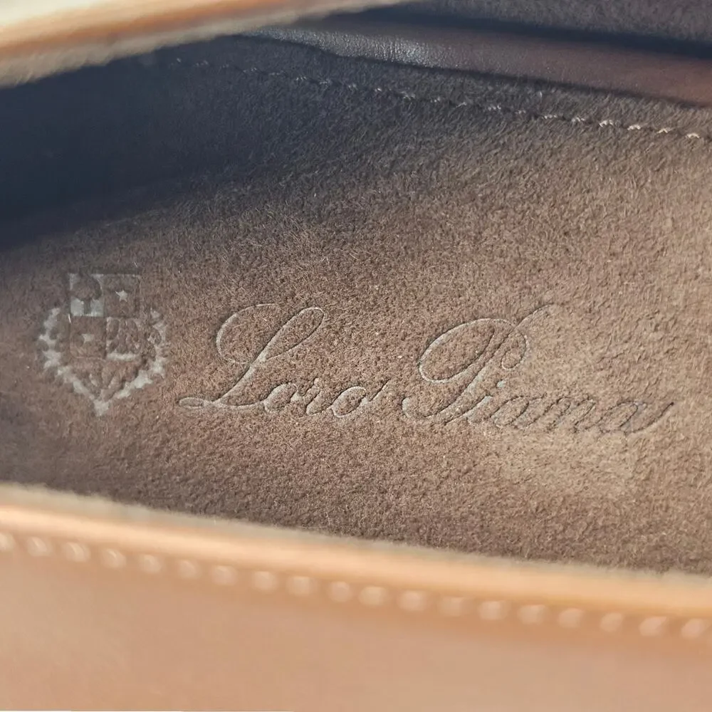 Loro Piana Viola High Wedge Pumps Cedar Bronze Leather EU 39 US 9 - NWOB $1375